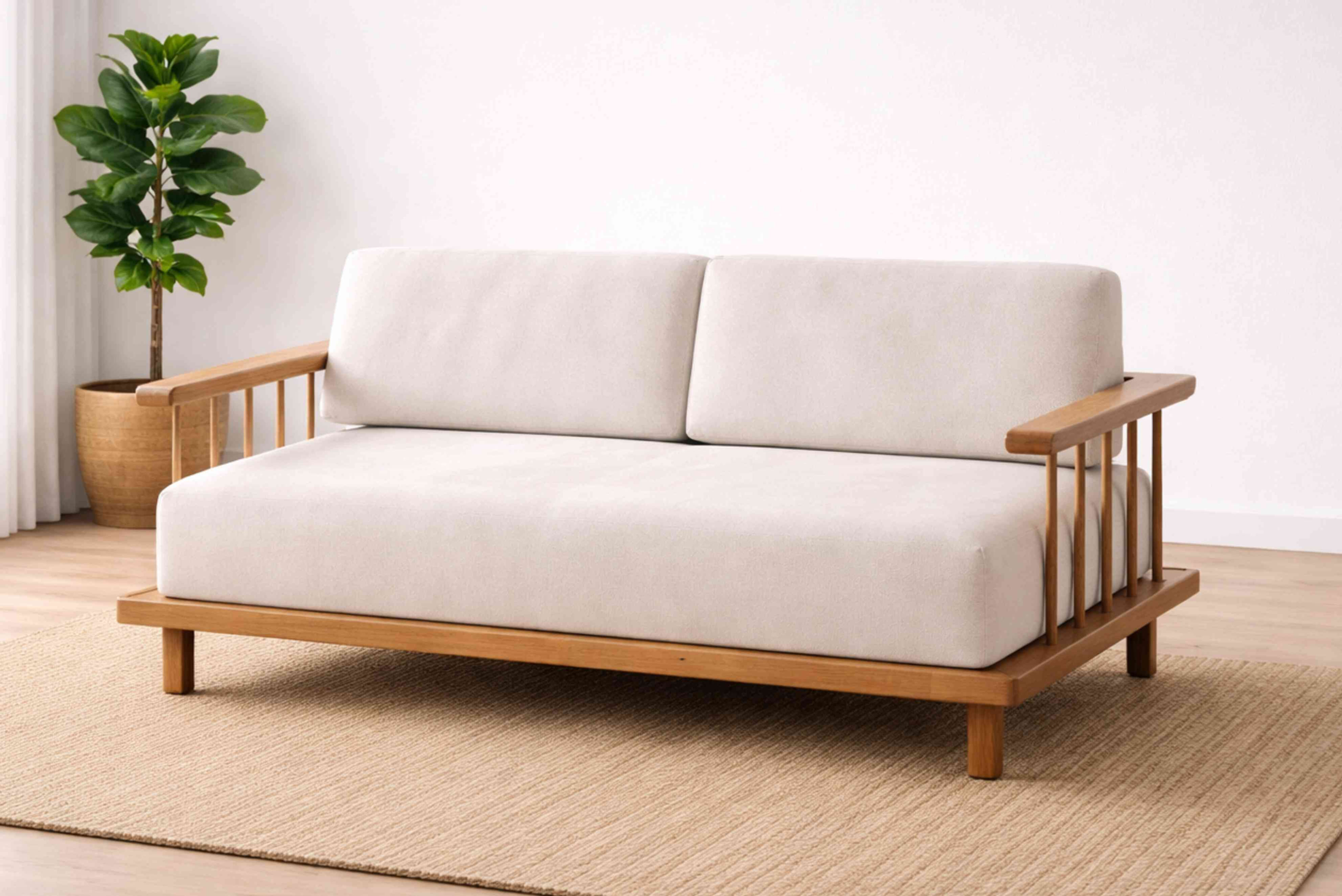Venso Nordic Solid Wood Sofa