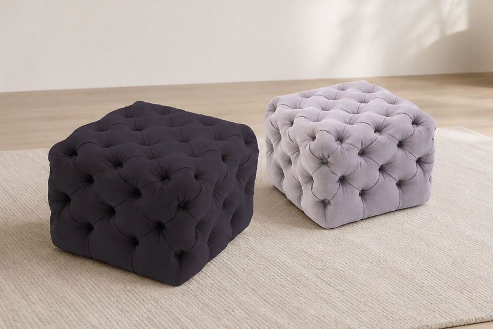 Thumbnail: Cube Chesterfield Ottoman