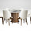 Thumbnail: MX504 Crystal Marble Dining Table