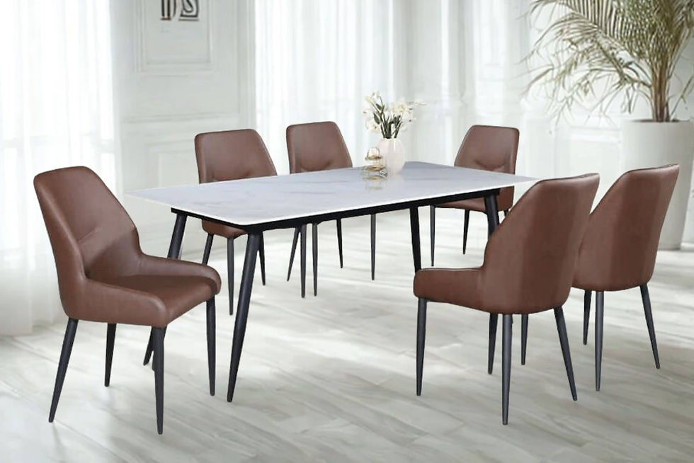 Thumbnail: A67E Sintered Stone Dining Set