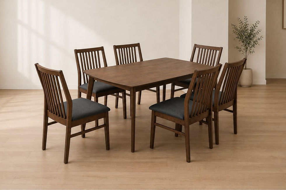 Ryker Solid Wood Dining Table Set