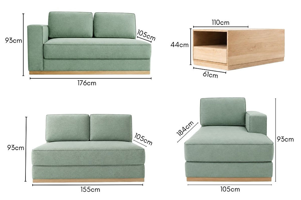 Thumbnail: Kasantha(X) L-Shape Sofa With Storage Table