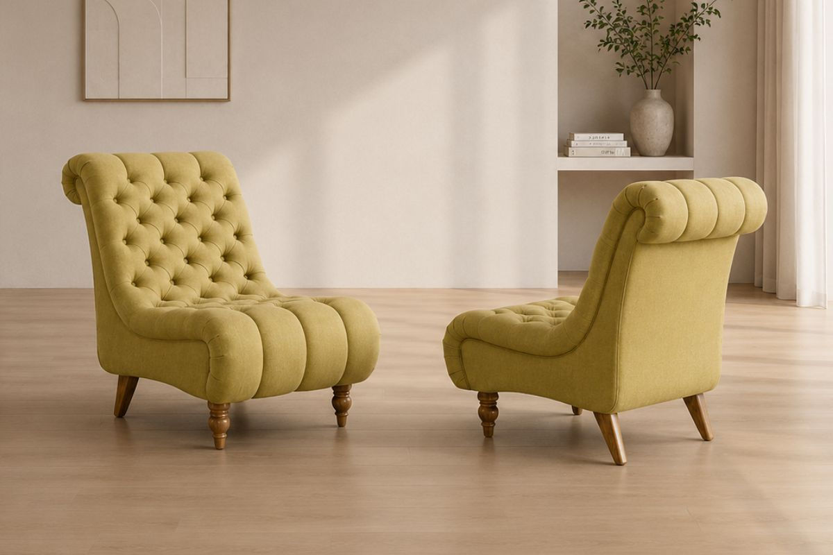 Lezzo Easy Clean Fabric Accent Chair