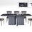 Thumbnail: Star Black Crystal Marble Dining Set