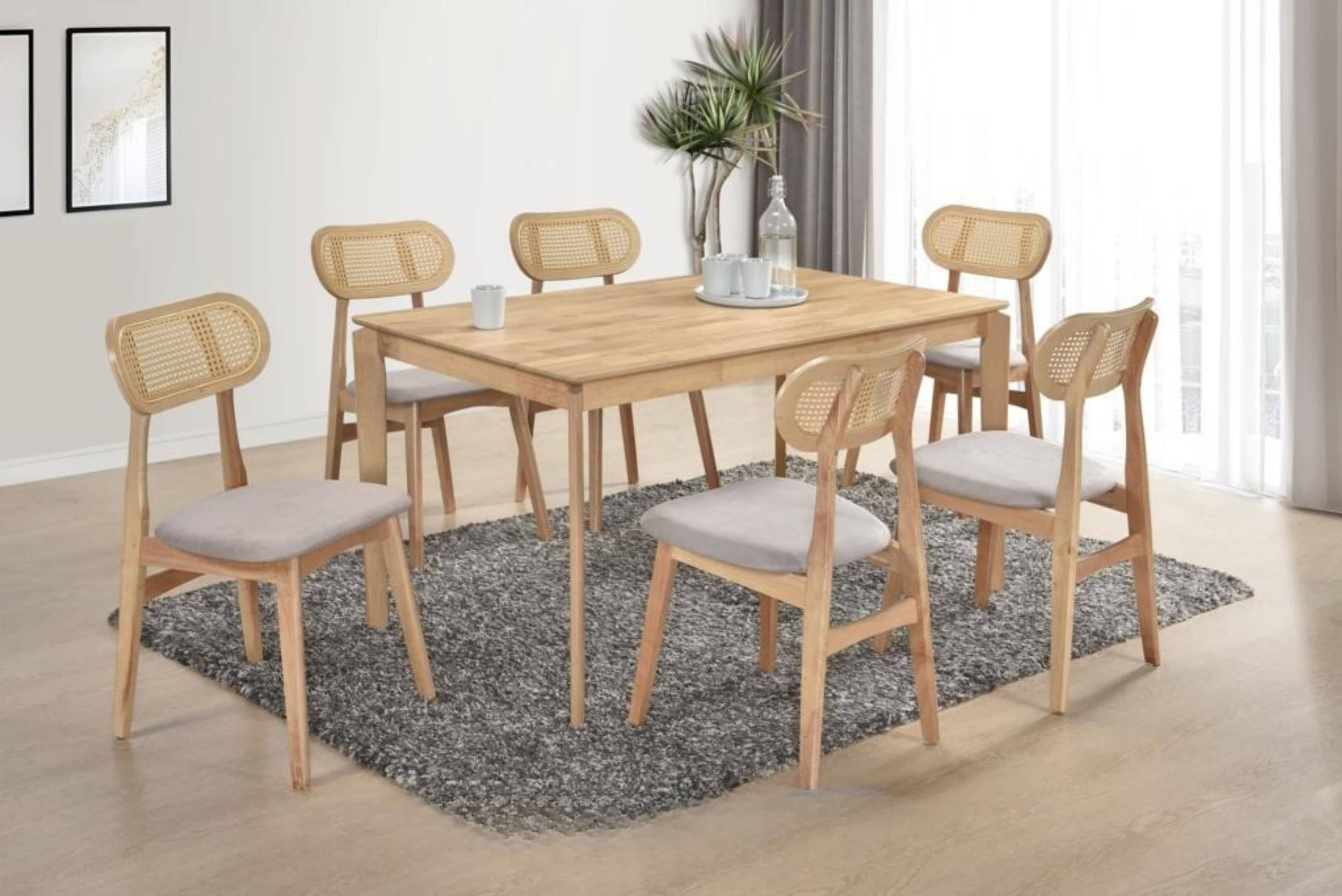 Himeji Rattan Muji Dining Set