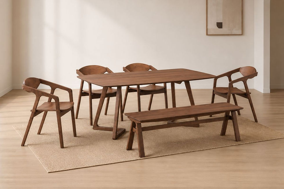Mayber 6 Seater Dining Table Set