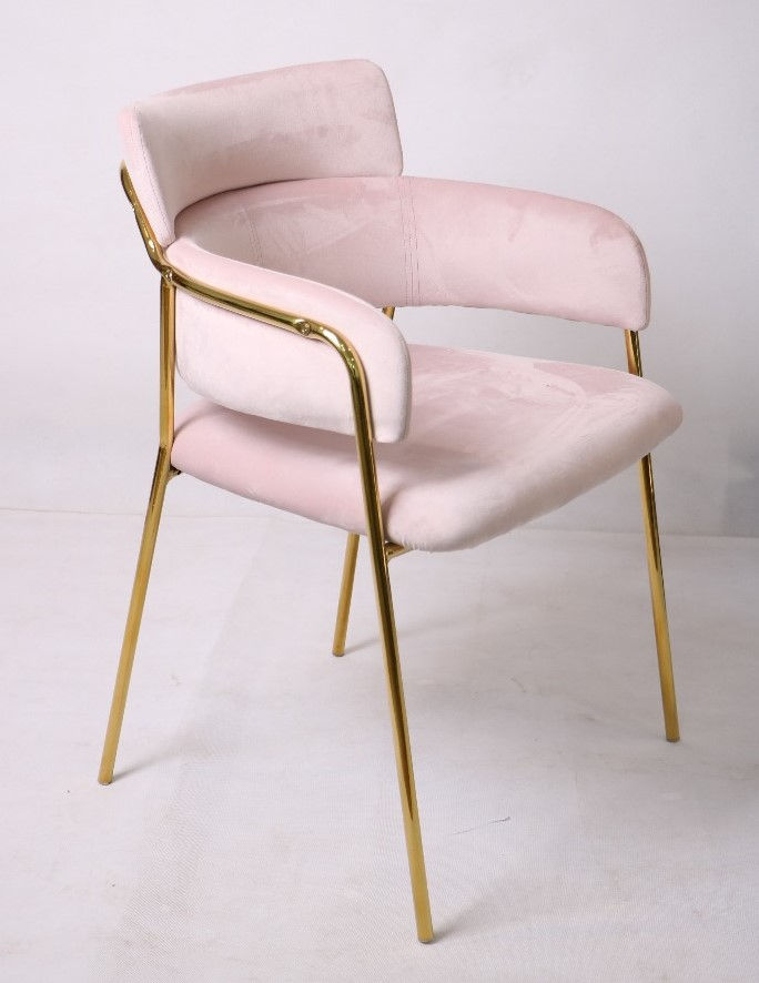 Thumbnail: Graziano Rose Gold Chair