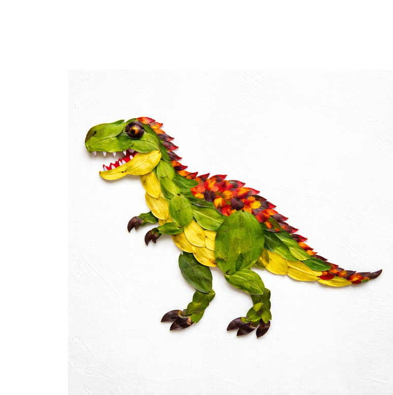 Create Dinosaur Art with Nature