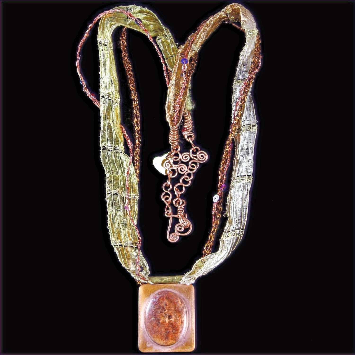 Copper & Brass Pendant