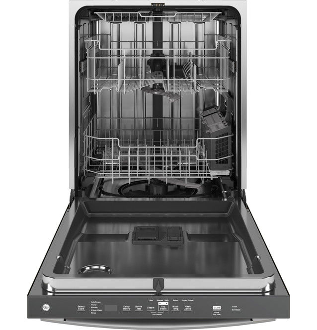 Thumbnail: GE 24 in. FR Stainless Top Control Dishwasher w/ 3rd Rack, Bottle Jets, 45 dBA