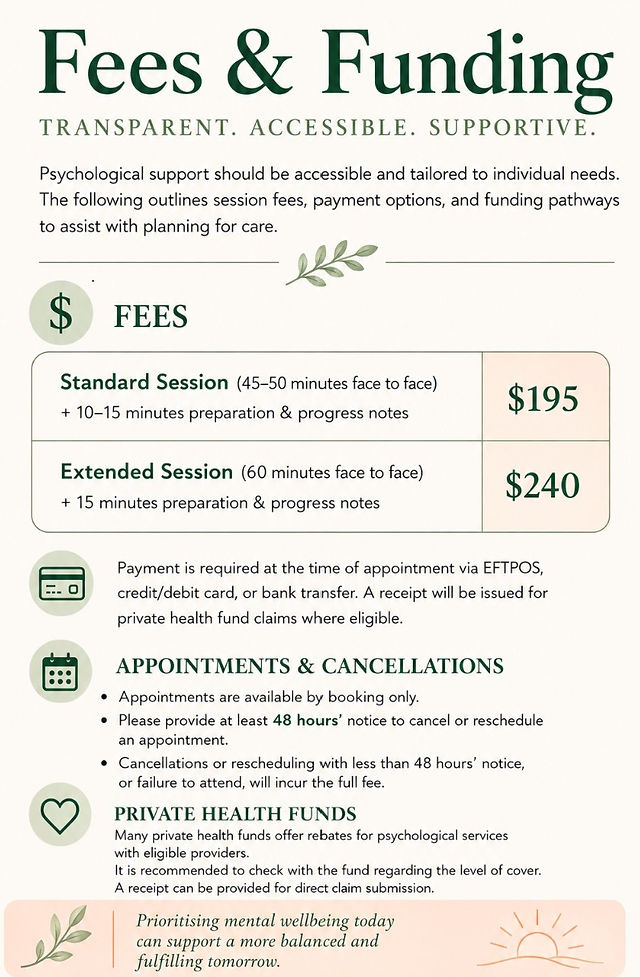 fees and funding