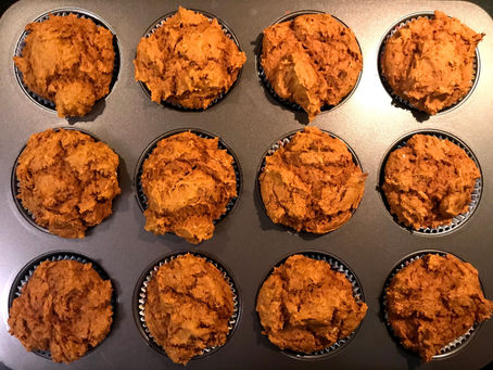 Two Ingredient Pumpkin Spice Muffins