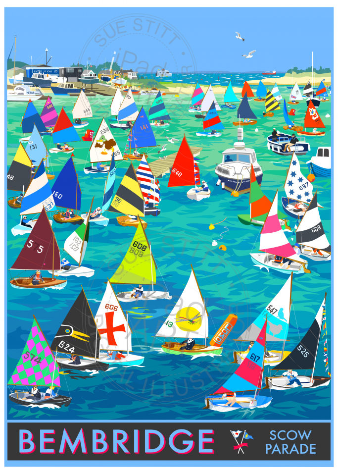 Bembridge Scow Parade - Sue Stitt