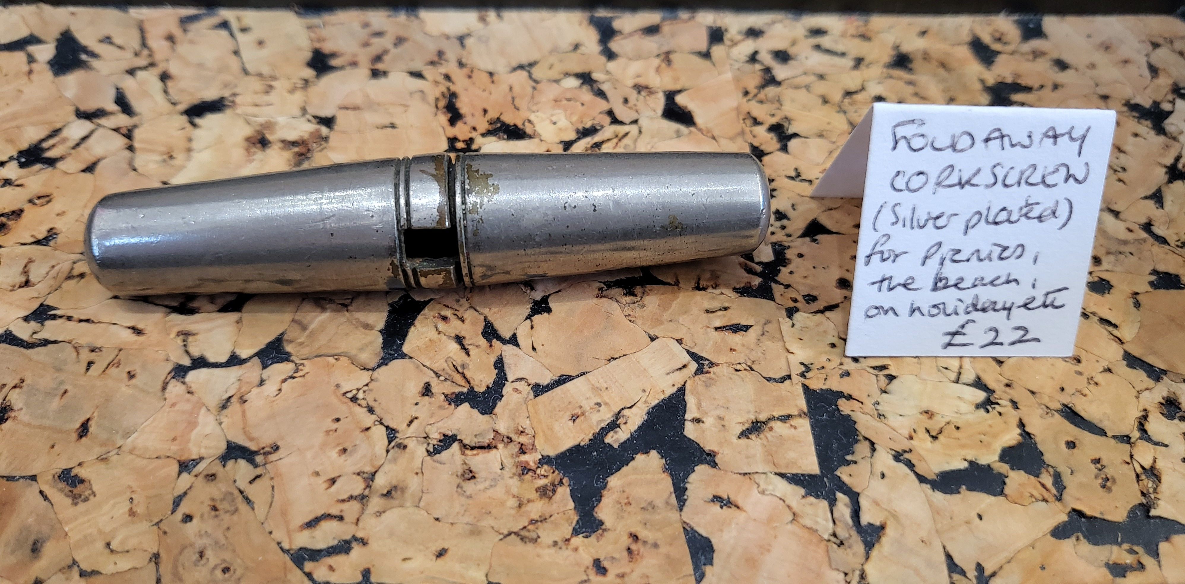 Silver Plated Fold up Bottle Opener - Christmas Gift Ideas