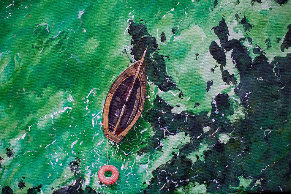 Thumbnail: Totland Bay - Paddle Boarders  Josh Leppard (Hibberd)