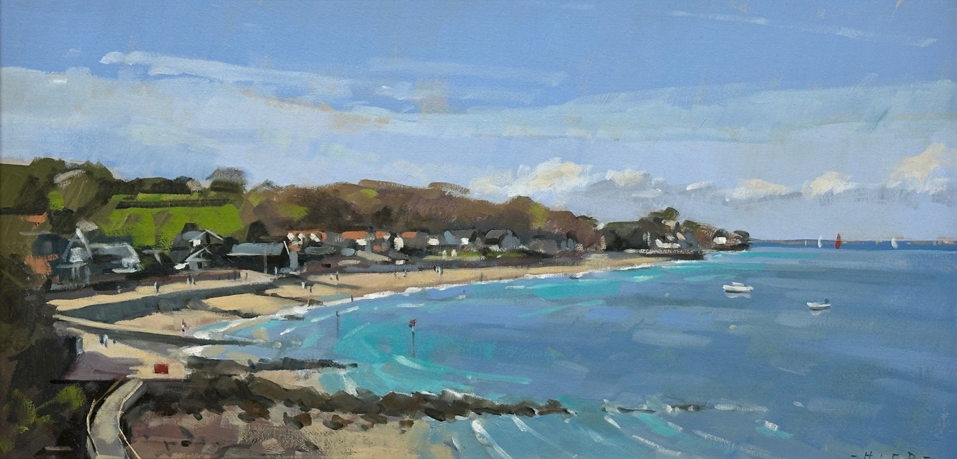 Seagrove Bay from Horestone Point - Andrew Hird ARSMA