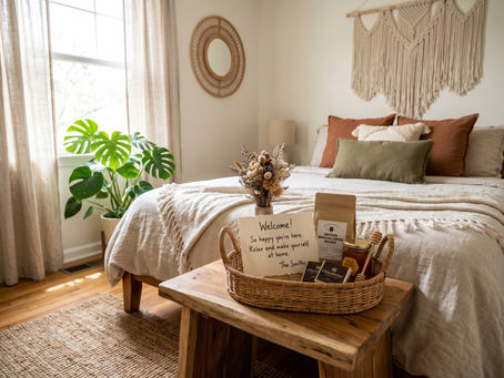 a small welcome basket with local treats or a handwritten note. It’s a simple gesture that makes a big impact.