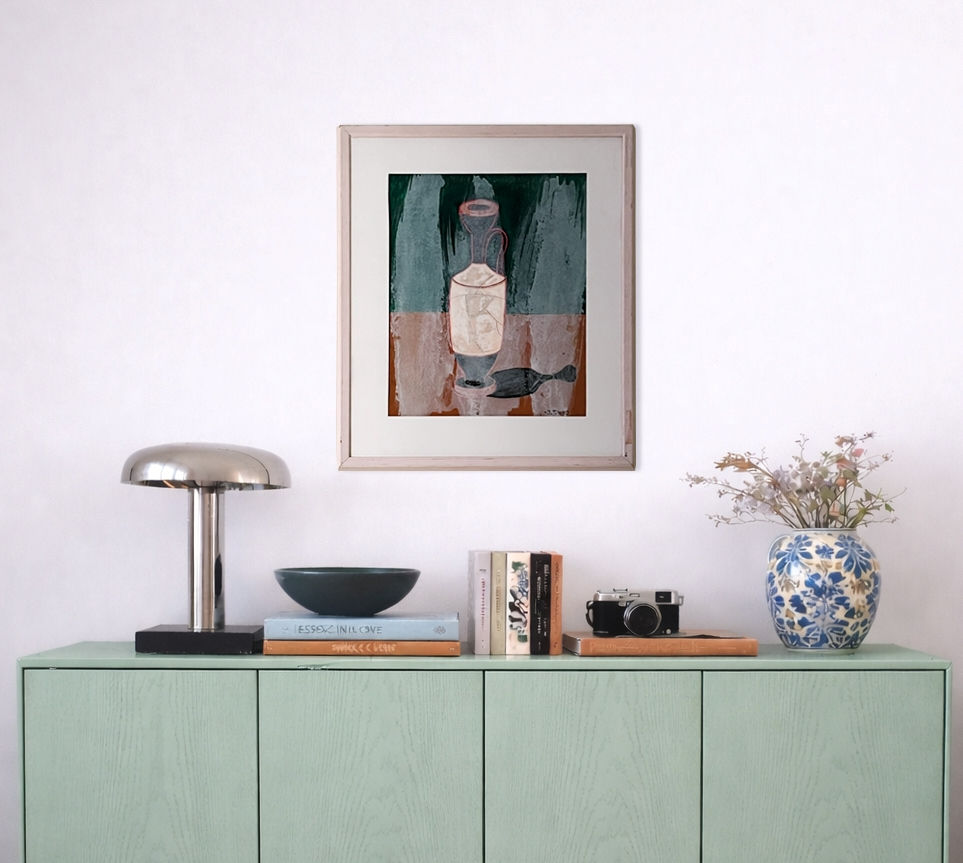 Okänd konstnär Blandteknik