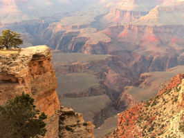 Sin palabras frente al Gran Cañón