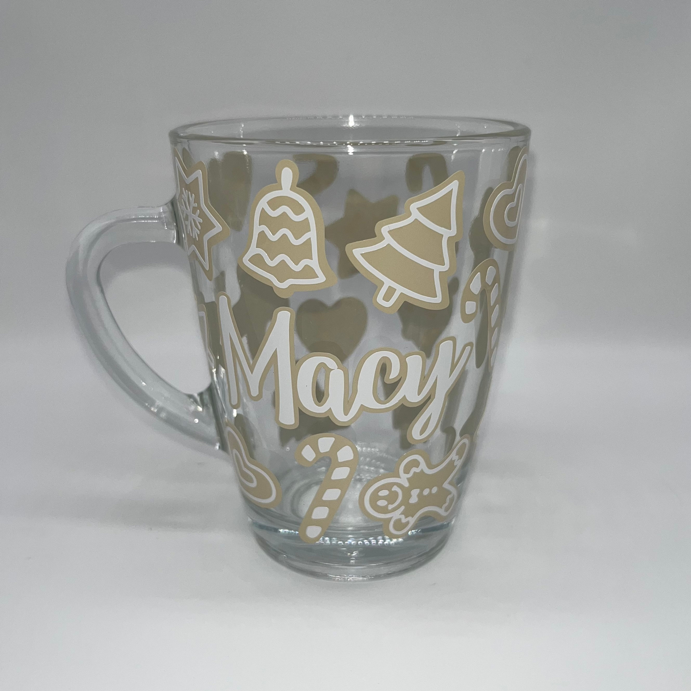 Christmas Biscuit Glass Mug
