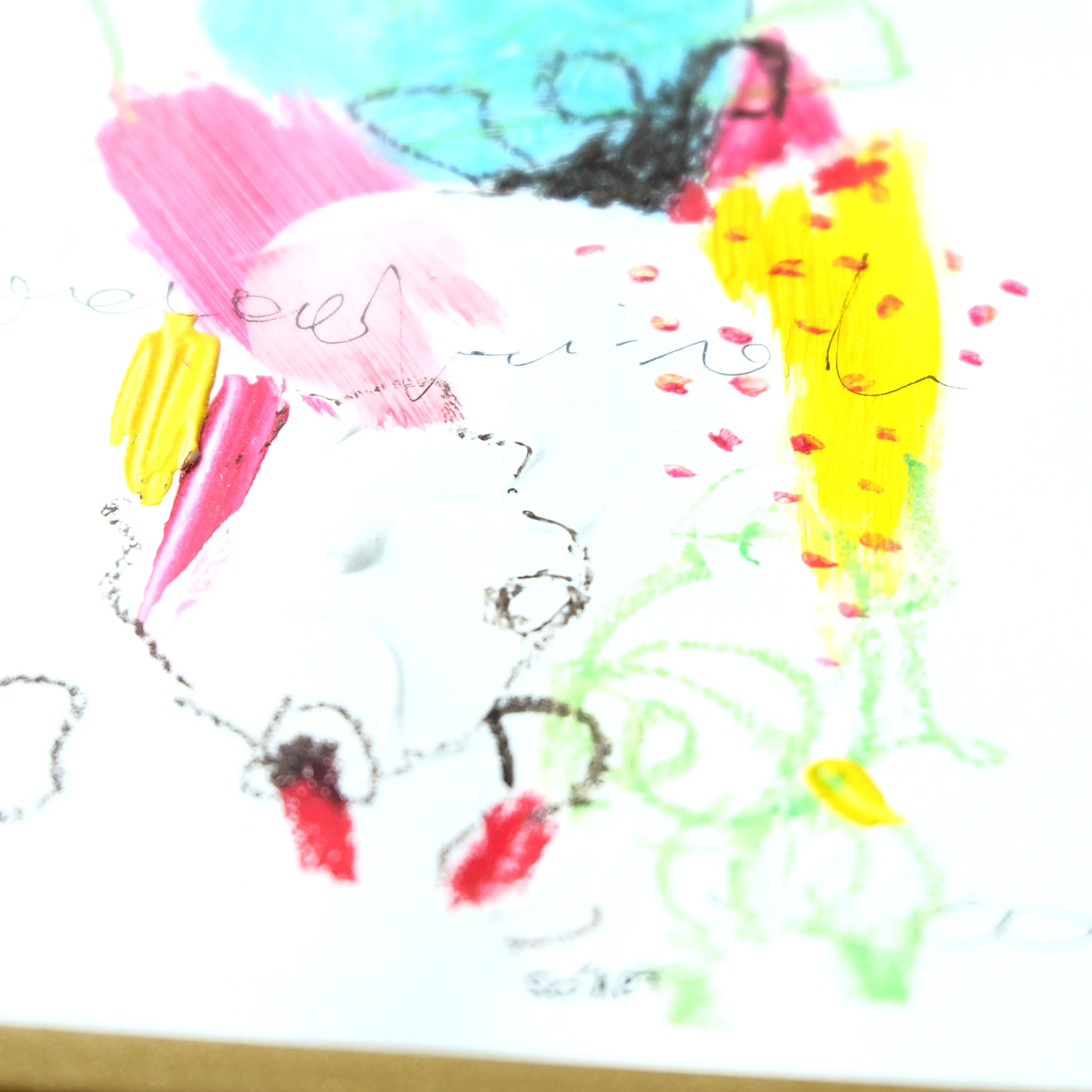 tableau coloré acrylique