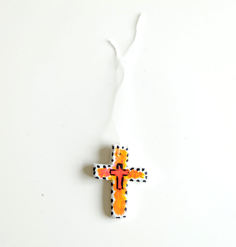 Miniature : croix orange