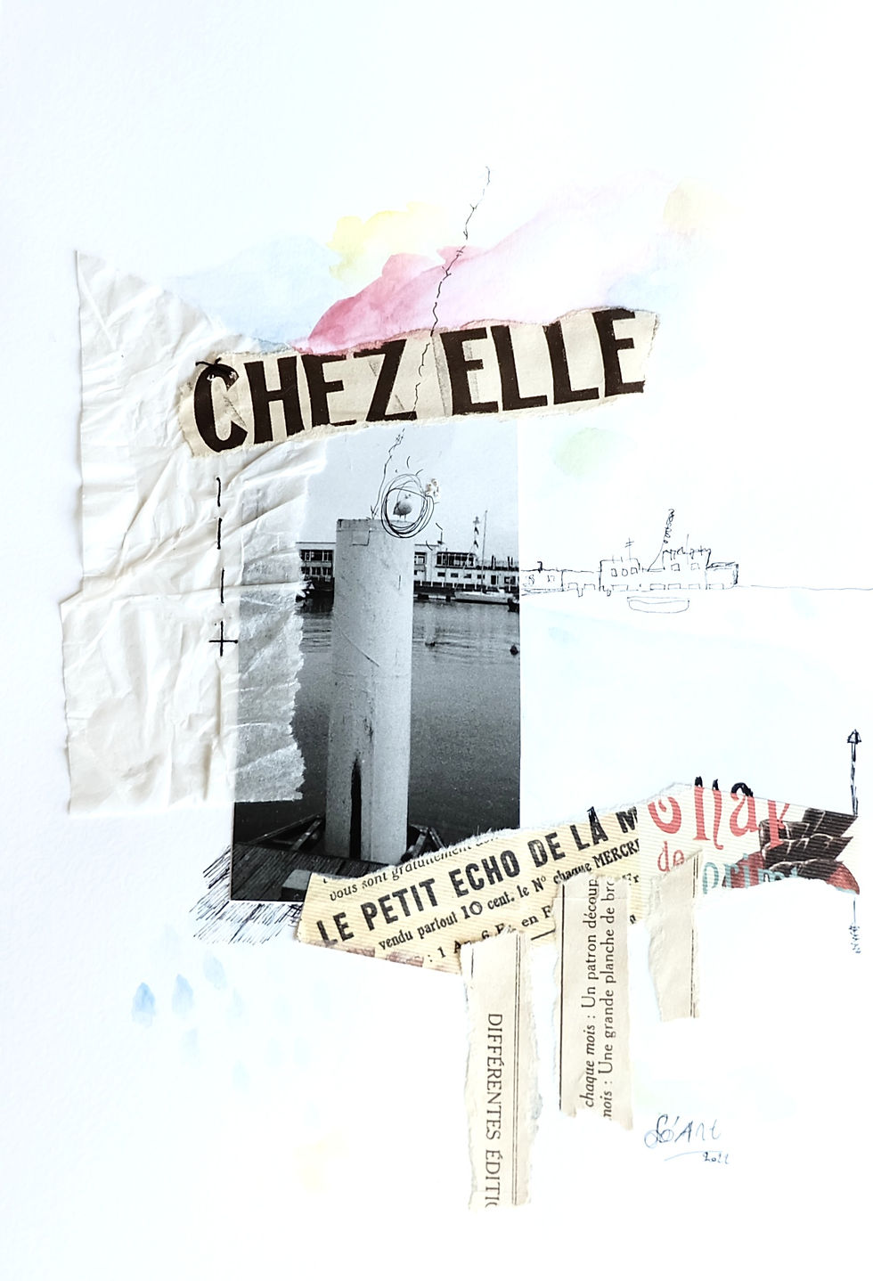 Miniature : tableau collage