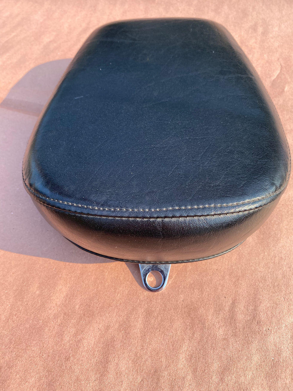 Thumbnail: Used OEM Yamaha V-Star 650 rear passenger seat rear view