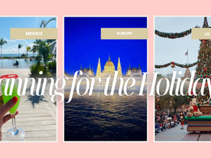Planning travel for the holidays blog post cover