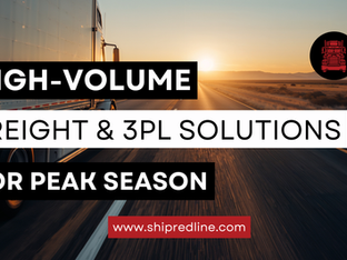 High-Volume Freight & 3PL Solutions for Peak Season