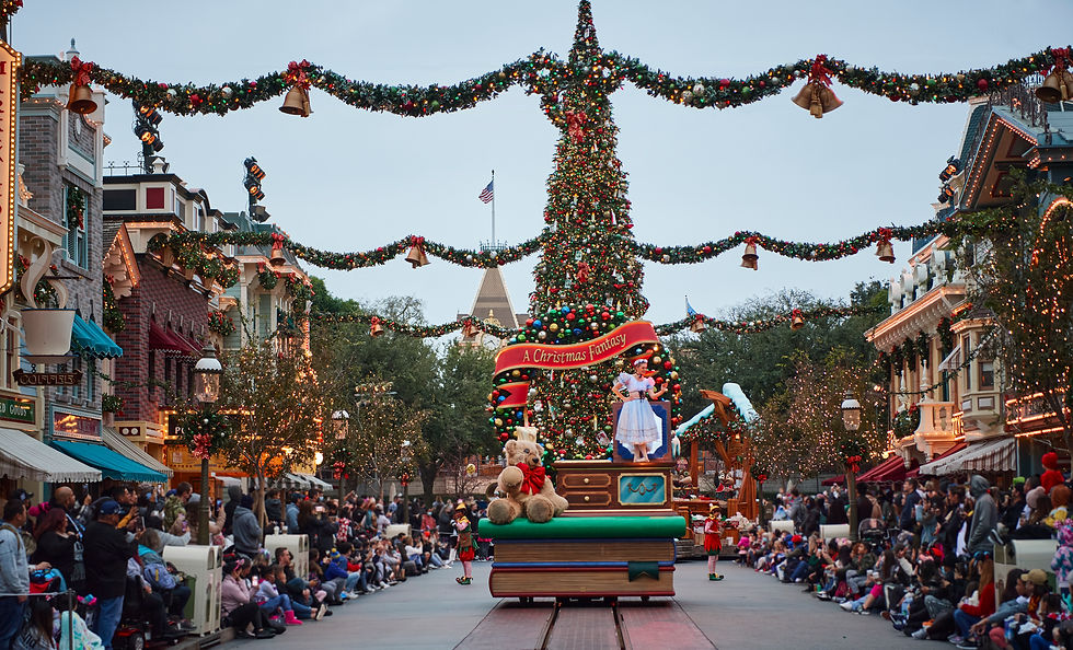 disney travel during the holidays image