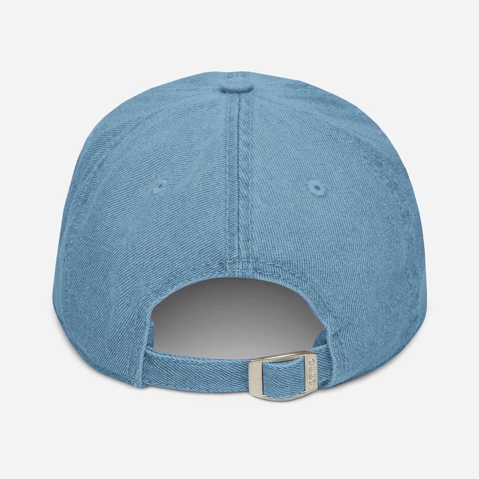 Miniatura: "Small Business. Big Heart." Denim Unisex Hat 
