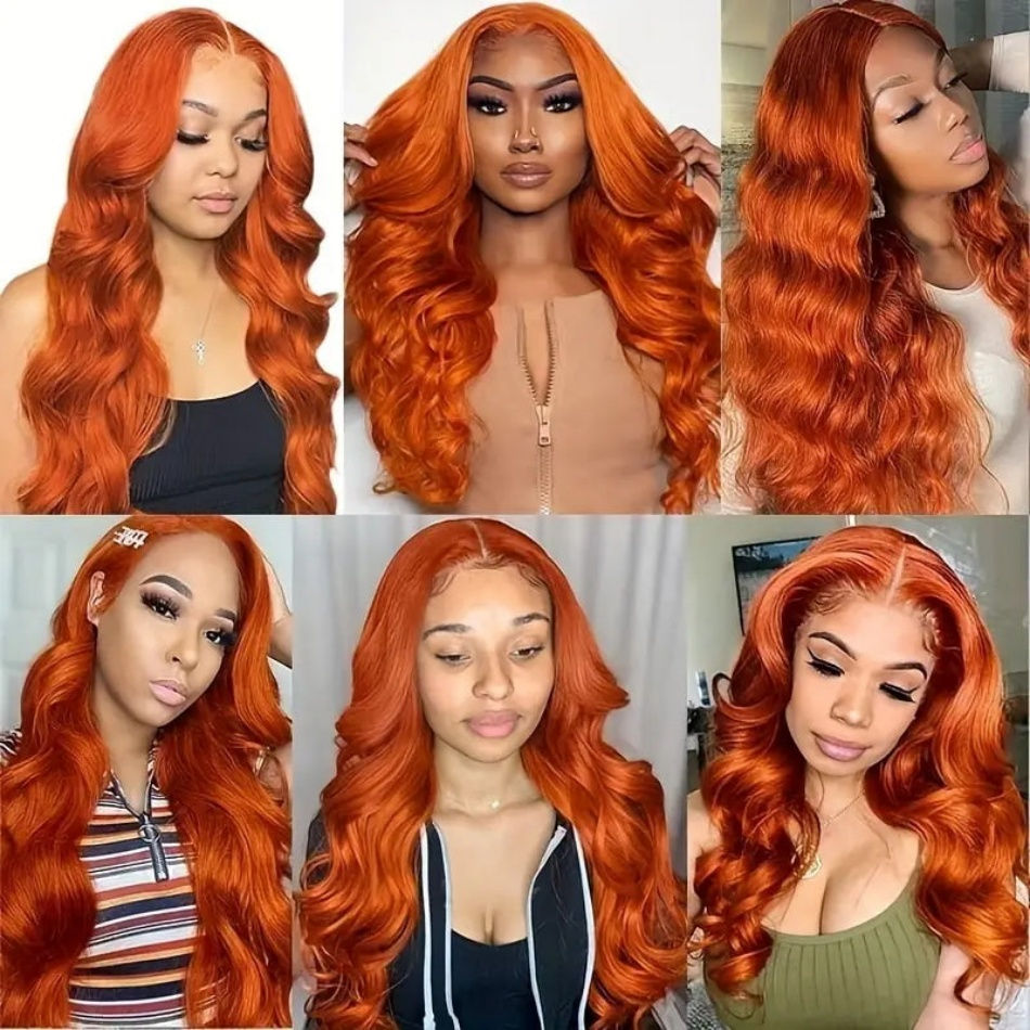 Thumbnail: Copper Reign – Ginger Body Wave Lace Wig