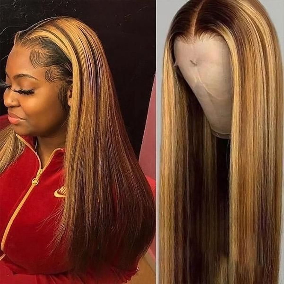 Thumbnail: Powerline – Straight Highlight Lace Wig
