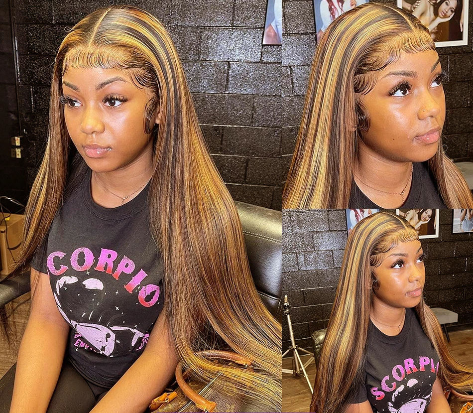 Honey Directive – Straight Highlight Lace Wig
