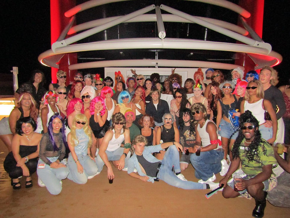 Most of the cast!