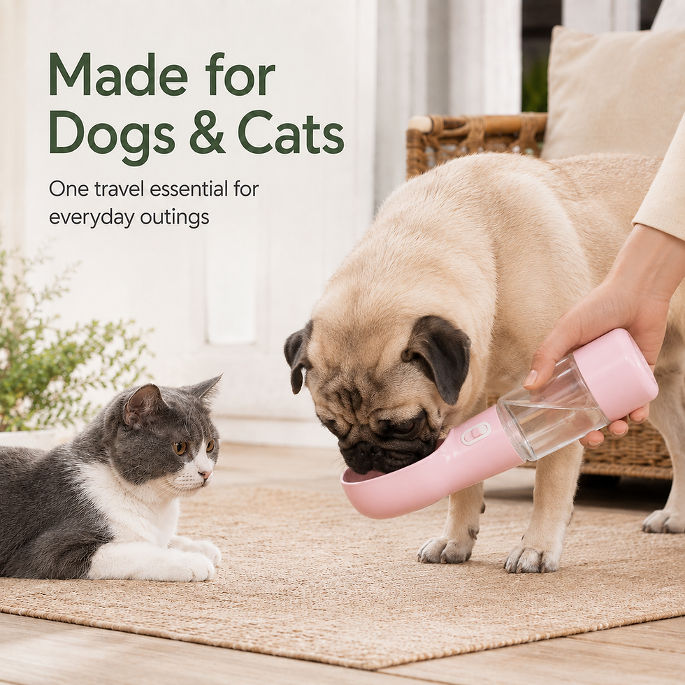 Thumbnail: RoamPaw 2-in-1 Pet Water Bottle & Food Container