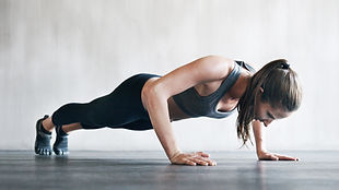 Girl Doing Push-Ups
