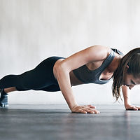 Girl Doing Push-Ups