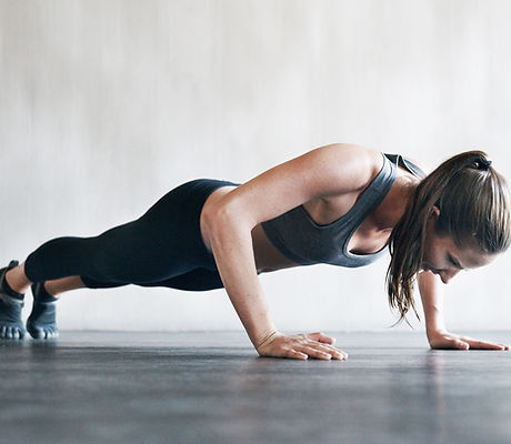 Girl Doing Push-Ups