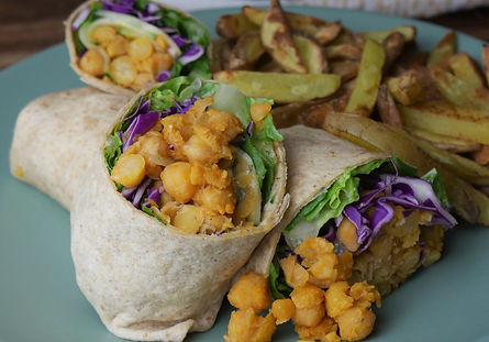 Buffalo Chickpea Wrap