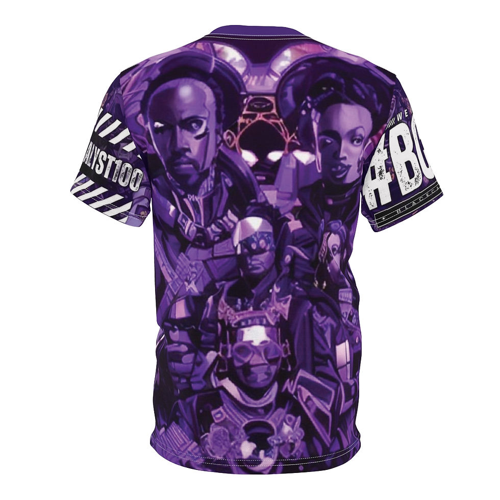Thumbnail: BlackCatalyst100 Purp' Royal Family Cut & Sew Tee