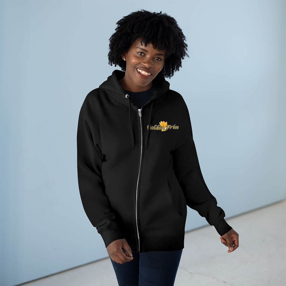 Thumbnail: Golden Fries - Adult Zip Up Hoodie
