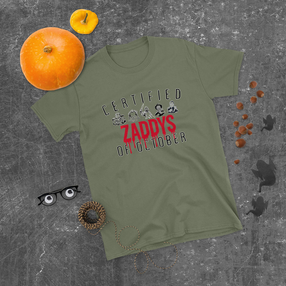 Thumbnail: Horror Movie Icons Tee | Freddy Jason Ghostface Halloween Shirt for Adults