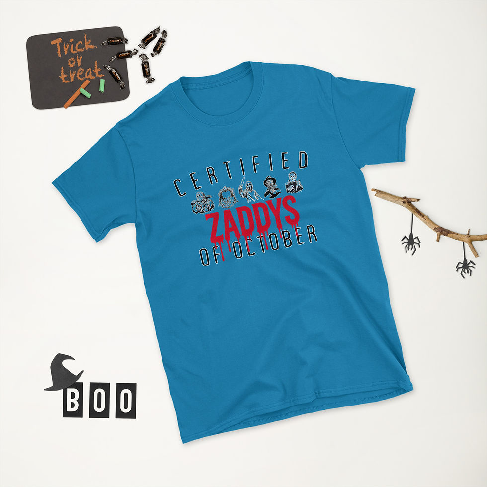 Thumbnail: Horror Movie Icons Tee | Freddy Jason Ghostface Halloween Shirt for Adults