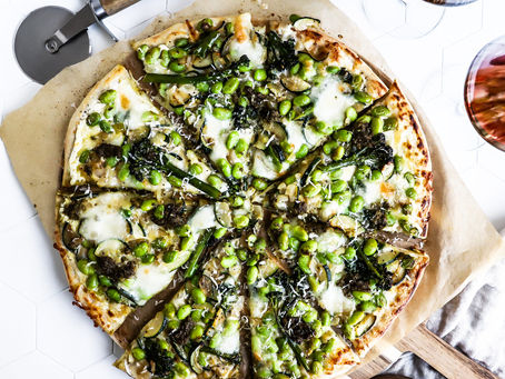 GRÆN & GÓMSÆT PIZZA