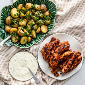 GRILLAÐAR BBQ KJÚKLINGALUNDIR