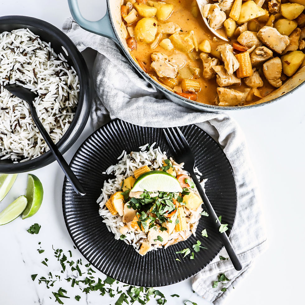 MASSAMAN KARRÝ MEÐ KJÚKLINGI