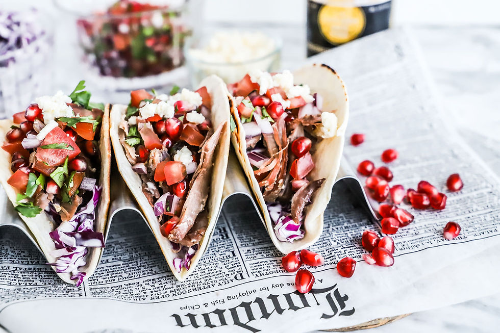 TACO MEÐ ANDACONFIT