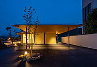 田尻医院 外観(夜間)